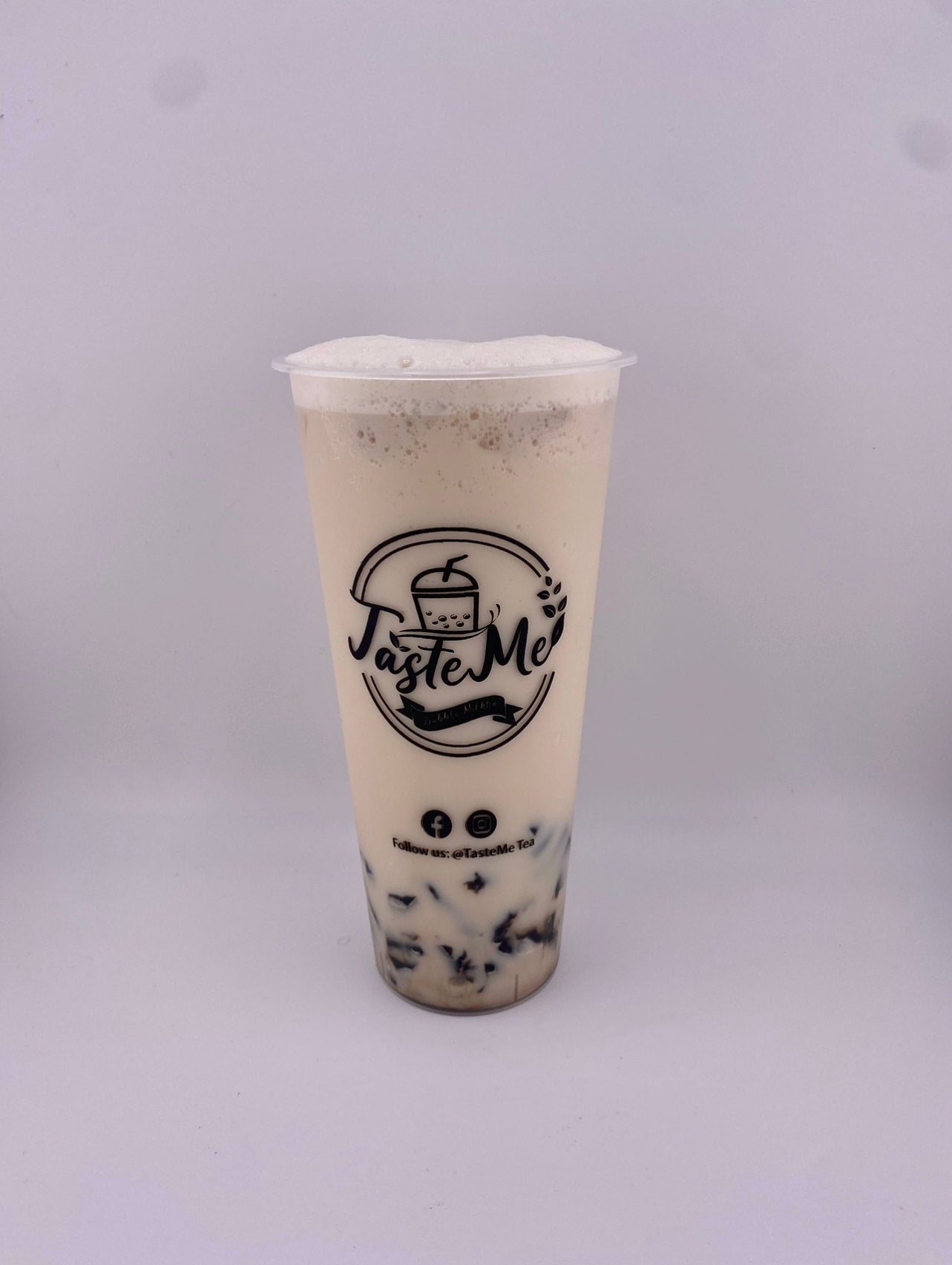 Grass Jelly Milk Tea | TasteMe Tea